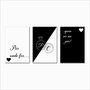 Kit 3 Placas Decorativas de Casal