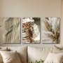 Kit 3 Placas Decorativas natureza Minimalista