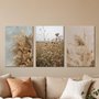 Kit 3 Placas Decorativas natureza Minimalista