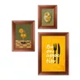 Kit 3 Quadros Decorativos Composição "Buon Appetito" com Drinks e Limões Decoração Vintage para Cozinha e Copa