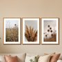 Kit 3 Quadros Decorativos Natureza Minimalista