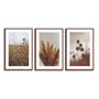 Kit 3 Quadros Decorativos Natureza Minimalista