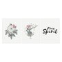 Kit 3 Quadros Frase: "Free Spirit" Boho Style
