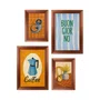 Kit 4 Quadros Decorativos Composição Tema Café e Moka Ideal para Cozinha, Copa e Cantinho do Café