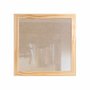 Kit 5 Molduras 30x30cm em Madeira de Pinus com MDF e Vidro - 2x1