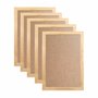 Kit 5 Molduras 40x50cm em Madeira de Pinus com Fundo em MDF - 2x1