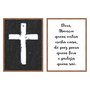 Kit de 2 Quadros Decorativos Deus Abençoe Quem Entra Nessa Casa, Dê Paz Para Quem Fica e Proteja Quem Sai