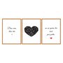 Kit de 3 Quadros Decorativos Dias Vem, Dias Vão e Eu Só Quero Ter Você por Perto S2