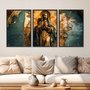 Kit 3 Quadros Decorativos Virgem Maria Mãe de Jesus