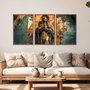 Kit 3 Quadros Decorativos Virgem Maria Mãe de Jesus
