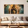 Kit 3 Quadros Decorativos Virgem Maria Mãe de Jesus