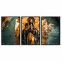 Kit 3 Quadros Decorativos Virgem Maria Mãe de Jesus
