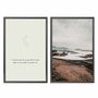 Kit Quadros Decorativos Paisagem Praia E Frase O Verdadeiro Poder Está Na Capacidade De Encontrar Beleza Nas Coisas Simples