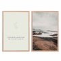 Kit Quadros Decorativos Paisagem Praia E Frase O Verdadeiro Poder Está Na Capacidade De Encontrar Beleza Nas Coisas Simples