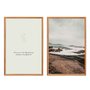 Kit Quadros Decorativos Paisagem Praia E Frase The True Power Lies In The Ability To Find Beauty In Simple Things And Be Grateful For Them