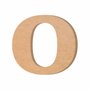 Letra Decorativa O 20cm em Mdf Cru 6mm