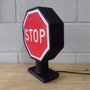 Luminária Placa Stop - Pare o Trânsito de Sua Casa - USARE