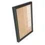 Moldura Abaulada Lisa Revestida Para Quadros E Fotos Com Fundo MDF E Frente Em Vidro - 2x3