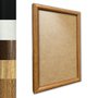 Moldura Abaulada Lisa Revestida Para Quadros E Fotos Com Fundo MDF E Frente Em PVC Antirreflexo - 2x3