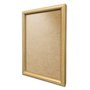 Moldura Abaulada Lisa Revestida Para Quadros E Fotos Com Fundo MDF E Frente Em PVC Antirreflexo - 2x3