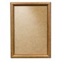 Moldura Abaulada Lisa Revestida Para Quadros E Fotos Com Fundo MDF E Frente Em PVC Antirreflexo - 2x3