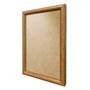 Moldura Abaulada Lisa Revestida Para Quadros E Fotos Com Fundo MDF E Frente Em PVC Antirreflexo - 2x3