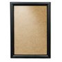 Moldura Abaulada Lisa Revestida Para Quadros E Fotos Com Fundo MDF E Frente Em PVC Antirreflexo - 2x3
