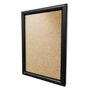 Moldura Abaulada Lisa Revestida Para Quadros E Fotos Com Fundo MDF E Frente Em PVC Antirreflexo - 2x3