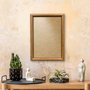 Moldura Abaulada Lisa Revestida Para Quadros E Fotos Com Fundo MDF E Frente Em PVC Antirreflexo - 2x3