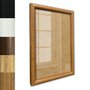Moldura Abaulada Personalizada Lisa Revestida Com Fundo MDF E Frente Em Vidro - 2x3