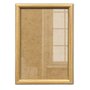 Moldura Abaulada Personalizada Lisa Revestida Com Fundo MDF E Frente Em Vidro - 2x3