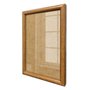 Moldura Abaulada Personalizada Lisa Revestida Com Fundo MDF E Frente Em Vidro - 2x3