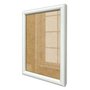 Moldura Abaulada Personalizada Lisa Revestida Com Fundo MDF E Frente Em Vidro - 2x3