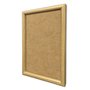 Moldura Abaulada Personalizada Lisa Revestida para Quadros e Fotos com Fundo Mdf - 2x3