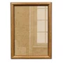 Moldura Abaulada Personalizada Lisa Revestida para Quadros e Fotos com Fundo Mdf E Frente Em Acetato- 2x3