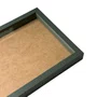 Moldura Caixa Alta com Vidro para Quadros Quilling e Scrapbook Mais Fundo em MDF com Suporte - Revestida - 1,5x3
