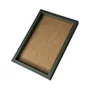Moldura Caixa Alta com Vidro para Quadros Quilling e Scrapbook - Revestida - 1,5x3