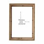 Moldura Caixinha para Quadros e Fotos com Fundo Mdf - 1,5x3
