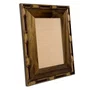 Moldura Chanfrada com Relevo de Bambu em Madeira Pinus para Quadros e Fotos com Fundo Mdf -  5,4x2,1