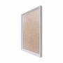 Moldura Chanfrada Inclinada para Quadros e Fotos com Fundo Mdf e Frente em PVC - 1,5x2