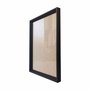 Moldura Chanfrada Inclinada para Quadros e Fotos com Fundo Mdf e Frente em Vidro - 1,5x2
