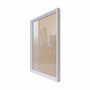 Moldura Chanfrada Inclinada para Quadros e Fotos com Fundo Mdf e Frente em Vidro - 1,5x2
