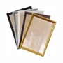 Moldura Chanfrada Inclinada para Quadros e Fotos com Fundo Mdf e Frente em Vidro - 1,5x2
