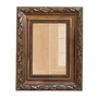 Moldura Com Gravação De Folhagens Para Quadros E Fotos Com Fundo MDF e Frente Em Acetato - 4,5x2