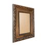 Moldura Com Gravação De Folhagens Para Quadros E Fotos Com Fundo MDF e Frente Em PVC Antirreflexo - 4,5x2