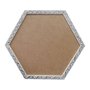 Moldura com Gravação de Folhagens Hexagonal para Quadros com Fundo em MDF - 2x1