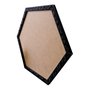 Moldura com Gravação de Folhagens Hexagonal para Quadros com Fundo em MDF - 2x1