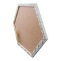 Moldura com Gravação de Folhagens Hexagonal para Quadros com Fundo em MDF - 2x1