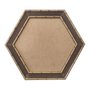 Moldura com Gravação de Bambu Hexagonal para Quadros com Fundo em MDF - 4,5x1,5