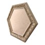 Moldura Provençal com Gravação Hexagonal para Quadros com Fundo em MDF - 6x1,5